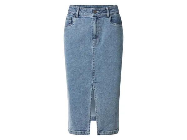 ESMARA® rifľová sukňa (modrá, 36)