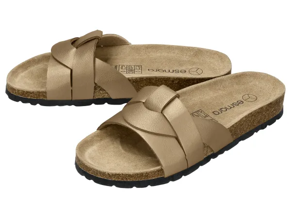 ESMARA® Dámske šľapky (zlatá, 36)