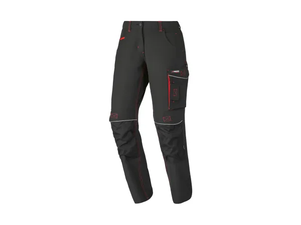 PARKSIDE PERFORMANCE® Dámske pracovné nohavice stretch (čierna, 42)