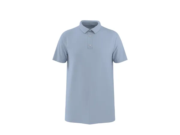 ESMARA MEN Pánske polo tričko s ľanom (modrá, L (52/54))