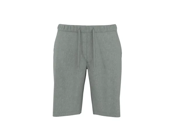 ESMARA MEN Pánske bermudy s ľanom (zelená, XL (56/58))