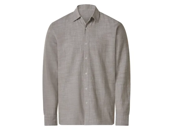 ESMARA MEN Pánska košeľa, Regular Fit (hnedá, XL (43/44))
