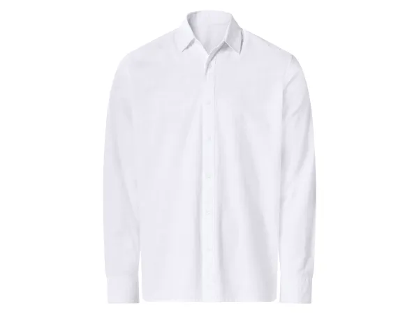 ESMARA MEN Pánska košeľa, Regular Fit (biela, XL (43/44))