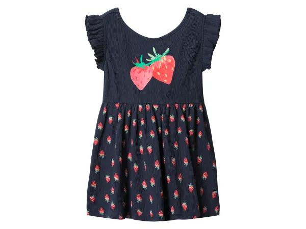 LUPILU® Detské šaty (navy modrá, 98/104)