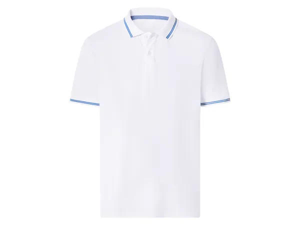 ESMARA MEN Pánske polo tričko (biela, M (48/50))