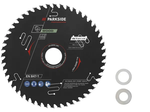 PARKSIDE PERFORMANCE® Pílový kotúč »PKSBP 19024 A1 / PKSBP 19048 A1 / PKSBP 19060 A1«, Ø 190 mm. (48 zubov)