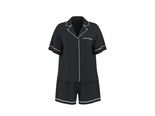 ESMARA® Dámske pyžamo (čierna, XS (32/34))