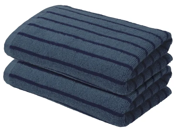 LIVARNO® Froté uteráky, 2 ks, 50 x 100 cm (modrá)