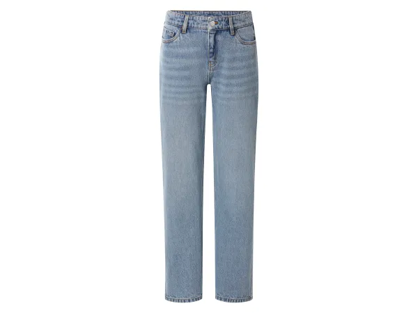 ESMARA KIDS Dievčenske džínsy / Straight Fit (bledomodrá, 158)