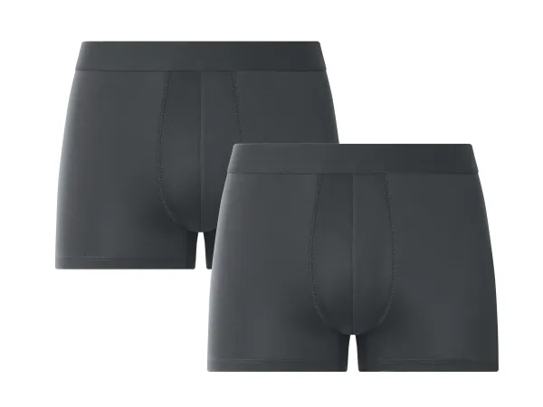 ESMARA MEN Pánske chladiace boxerky, 2 kusy (sivá, 6/L)