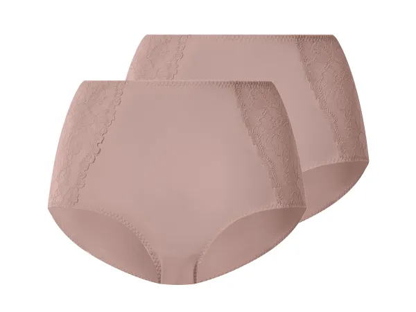 ESMARA® Dámske sťahovacie nohavičky, 2 ks. (ružová, S (36/38))