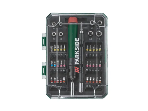 PARKSIDE® Súprava bitov a nástrčných kľúčov, 40-dielna