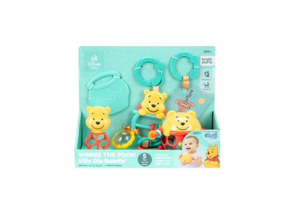 BRIGHT STARTS™ Darčeková súprava Motorik (Medvedík Pú)