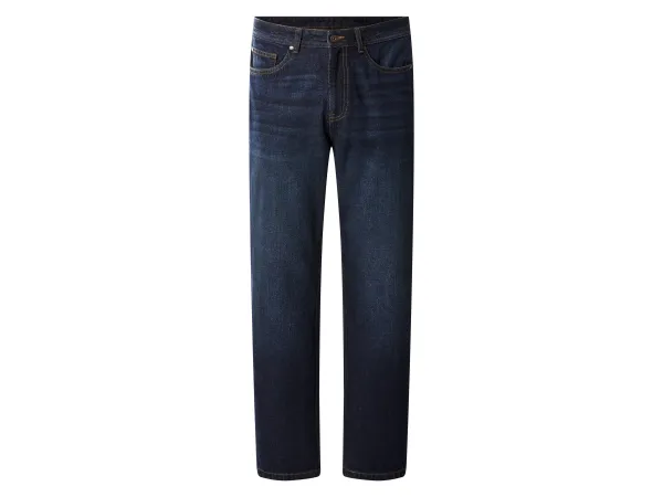 ESMARA MEN Džínsy, Relaxed Fit, štandardný pás (tmavomodrá, 48 (32/32))