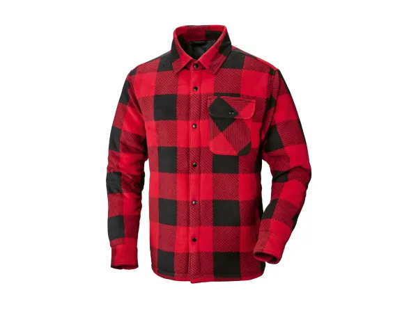 PARKSIDE® Pánske overshirt (červená, S (44/46))