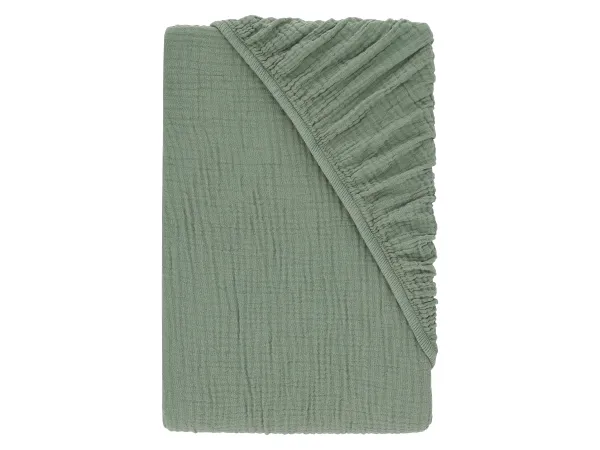 LIVARNO® Muselínová napínacia plachta, 90-100 x 200 cm (zelená)
