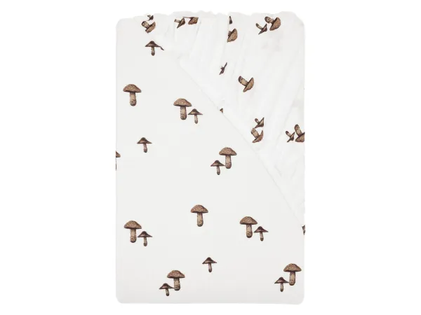 LIVARNO® Džersejová napínacia plachta, 140-160 x 200 cm. (huby)