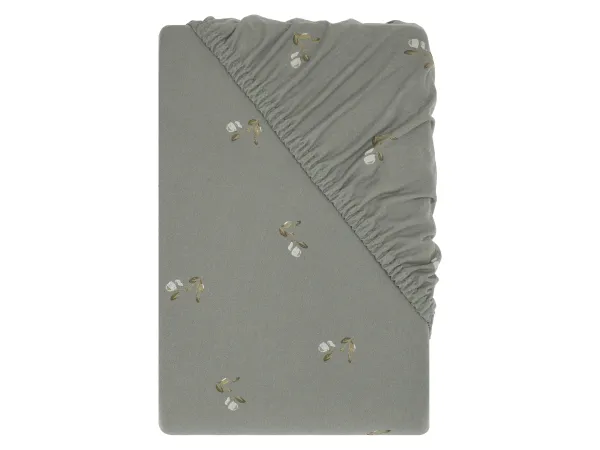 LIVARNO® Džersejová napínacia plachta, 140-160 x 200 cm. (kvety)