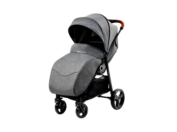 KINDERKRAFT Kočík GRANDE Classic (sivá)