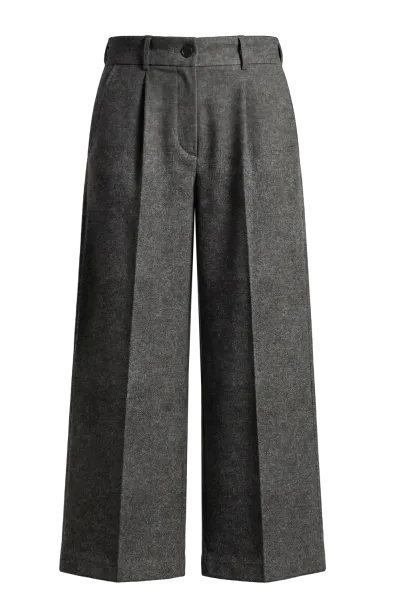 ESMARA® Dámske nohavice Wide-Leg (sivá, 42)
