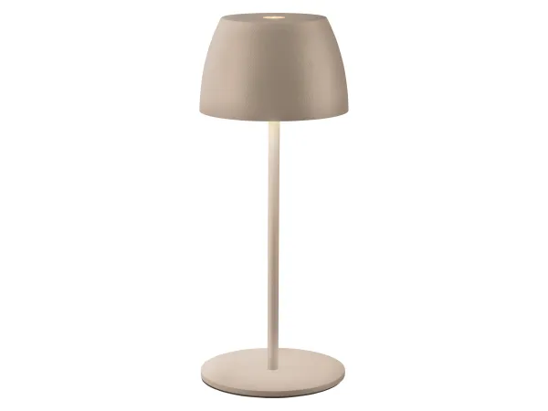 LIVARNO® Aku stolná LED lampa, 20 cm (béžová)