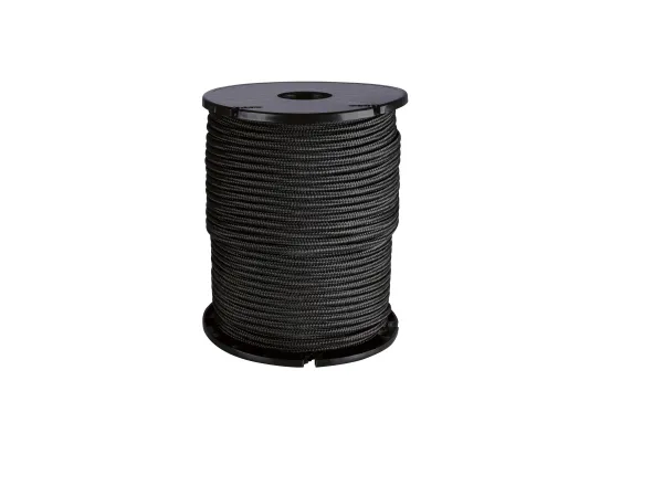 PARKSIDE® Viacúčelové lano, čierne, 100 m