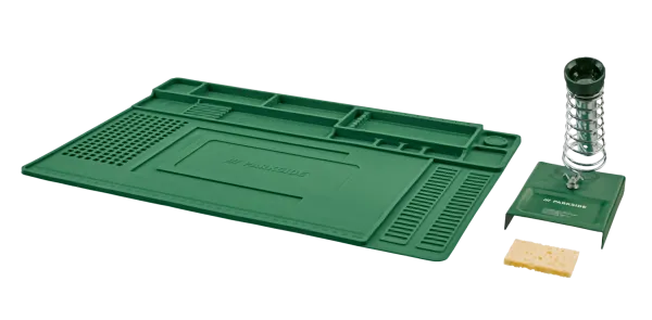 PARKSIDE® Odsávačka cínu, čistič hrotu, kliešte/Spájkovacia podložka a stojan/Spájkovacia pomôcka (spájkovacia podložka a stojan na spájkovačku)