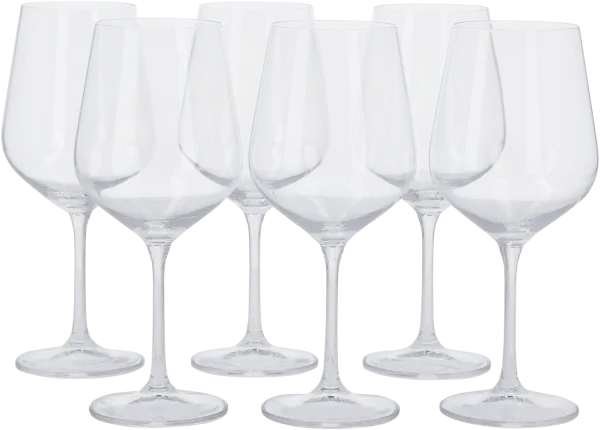 SILVERCREST® Poháre na červené víno, 6 kusov