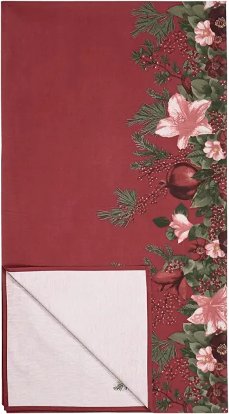 LIVARNO® Obrus, 130 x 240 cm (červená)