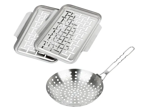GRILLMEISTER Grilovacia panvica + Grilovacia tácka, 2 kusy
