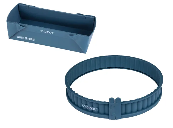 Coox Silikónová forma na pečenie M + Silikónová forma na pečenie, Ø 26 cm, sivá