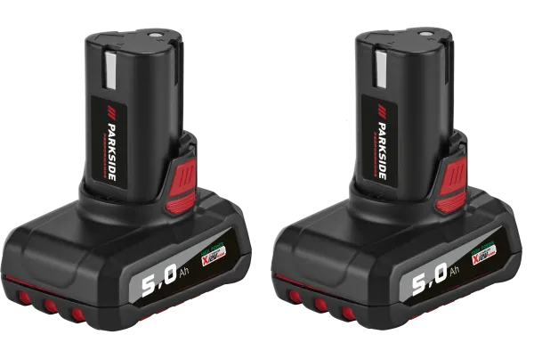 PARKSIDE PERFORMANCE® Akumulátor 12 V/5 Ah PAPK 12 5.0 B2, 2 kusy