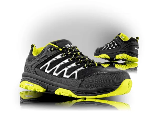 VM Footwear OHIO S1 Bezpečnostná obuv Čierna-Zelená, 41