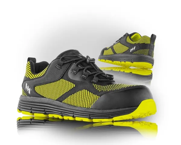 VM Footwear PANAMA S1P Bezpečnostná obuv Čierna-Žltá, 45