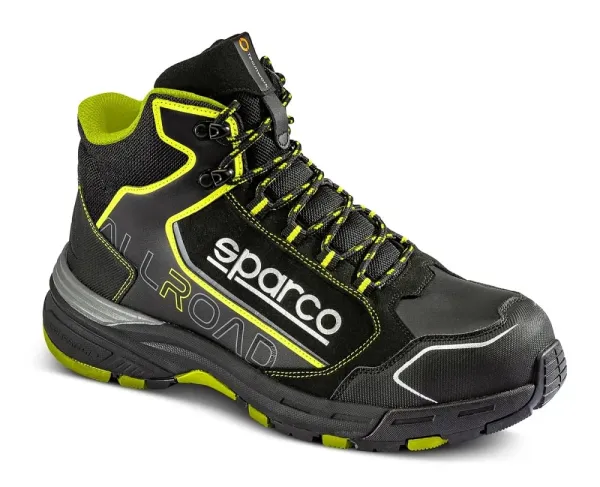Sparco ALLROAD MOTEGI S3 SRC Bezpečnostná obuv Čierna-Žltá, 45