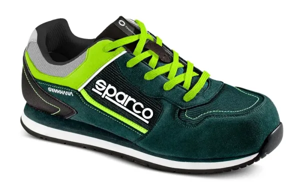 Sparco GYMKHANA SEB S1P SRC Bezpečnostná obuv Zelená, 38