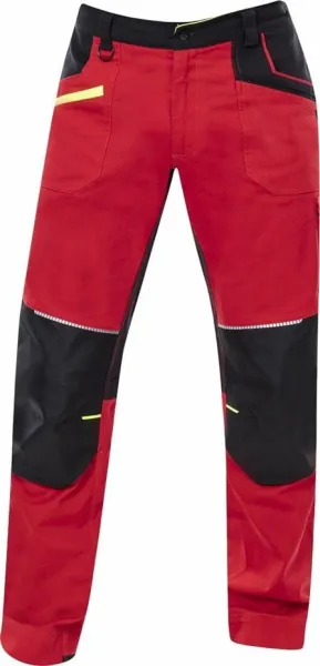 Ardon 4XSTRETCH Pracovné nohavice do pása Červená, 62
