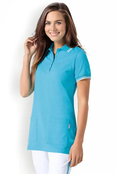 Clinic Dress Polokošeľa dámska 42/44, Tyrkysová