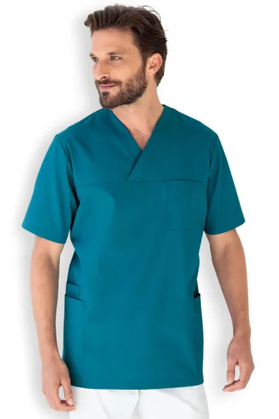 Clinic Dress GREEN Blúza unisex M, Petrolejová