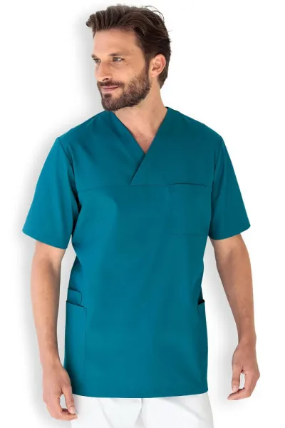 Clinic Dress GREEN Blúza unisex XL, Petrolejová