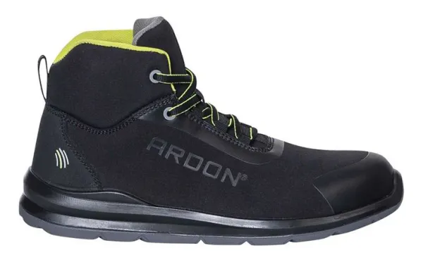 Ardon SOFTEX HIGH S1P Bezpečnostná obuv Čierna-Žltá, 39