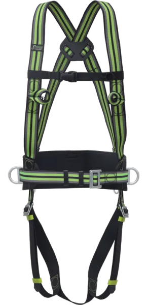 Kratos Safety FA1020300 Bezpečnostný postroj Zelená-Čierna