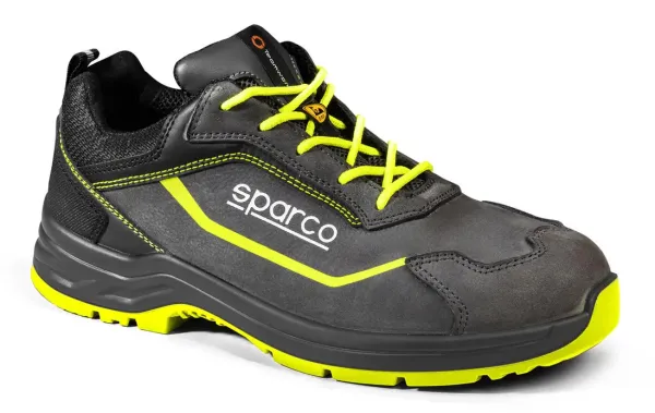 Sparco INDY CONOR ESD S3S SR FO LG Bezpečnostná obuv Sivá-Žltá, 41