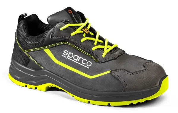 Sparco INDY CONOR ESD S3S SR FO LG Bezpečnostná obuv Sivá-Žltá, 42