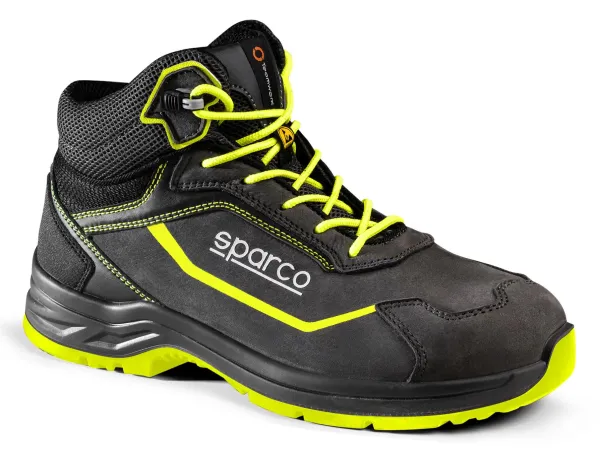 Sparco INDY JURI ESD S3S SR FO LG Bezpečnostná obuv Sivá-Žltá, 43