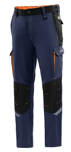 Sparco OREGON TECH TROUSERS Pracovné nohavice L, Námornícka modrá-Oranžová