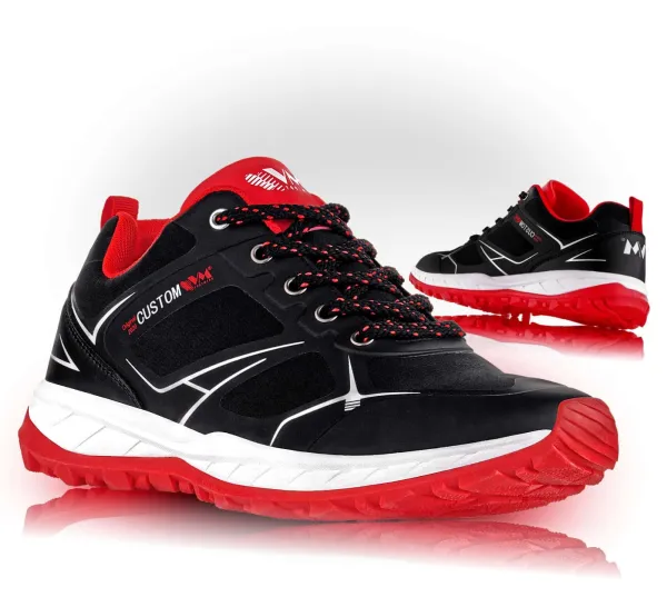 VM Footwear MELBOURNE Outdoorová obuv Čierna-Červená, 44