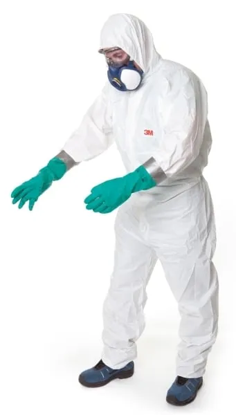 3M 4545 Jednorázová kombinéza Biela, L
