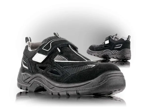 VM Footwear AMSTERDAM O1 NON METALIC Pracovné sandále Čierna, 39