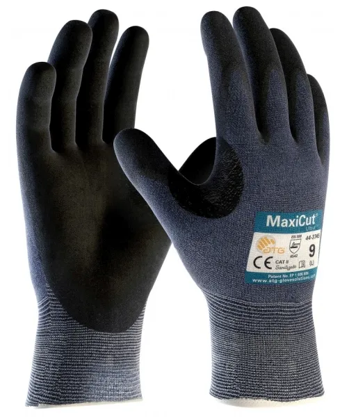 ATG 44-3745 MAXICUT ULTRA Protiporezné rukavice Čierna, 7